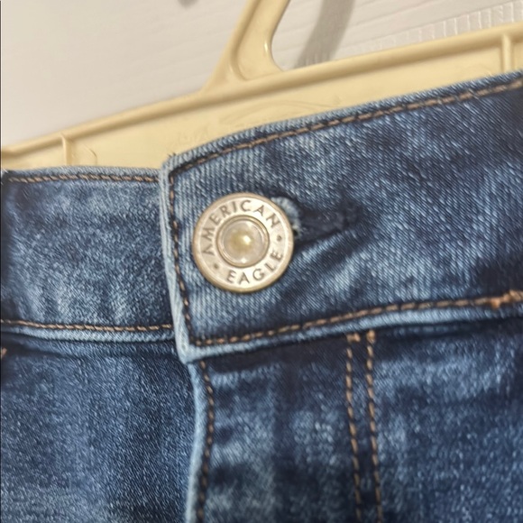 American Eagle Outfitters Dark Blue Jean Shorts - Picture 4 of 8